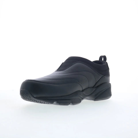Propet Stability Slip-On Mens Black Extra Wide 3E Loafers Casual Shoes