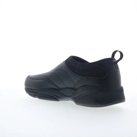 Propet Stability Slip-On Mens Black Extra Wide 3E Loafers Casual Shoes