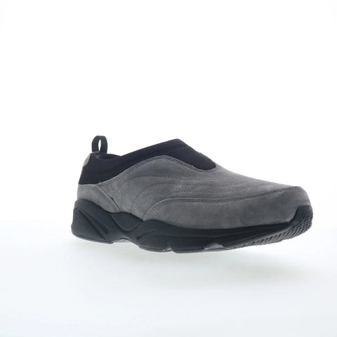 Propet Stability Slip-On Mens Gray Extra Extra Wide 5E Loafers Casual Shoes