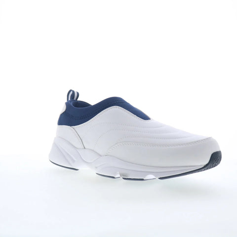 Propet Stability Slip-On Mens White Extra Extra Wide 5E Loafers Casual Shoes