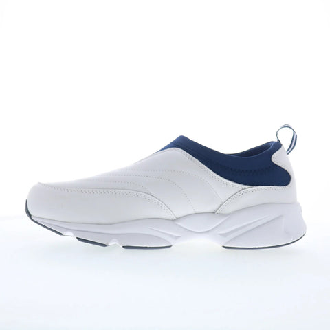 Propet Stability Slip-On Mens White Extra Extra Wide 5E Loafers Casual Shoes