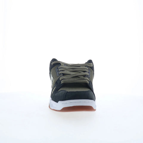 DC Stag 320188-ARO Mens Green Suede Lace Up Skate Inspired Sneakers Shoes
