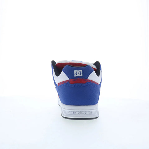 DC Stag 320188-RHB Mens White Leather Lace Up Skate Inspired Sneakers Shoes