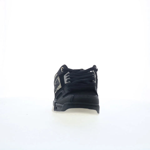 DC Stag 320188-XKSC Mens Black Nubuck Lace Up Skate Inspired Sneakers Shoes