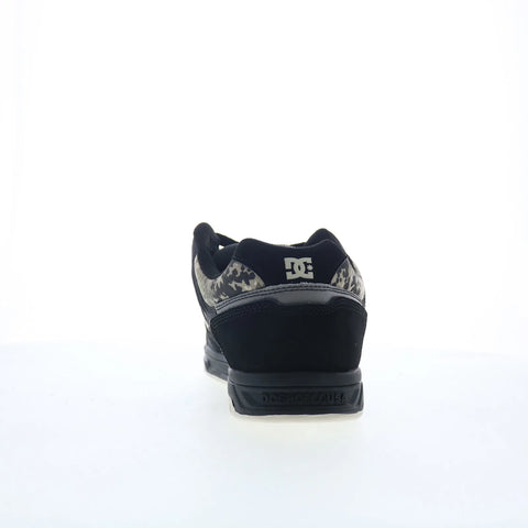 DC Stag 320188-XKSC Mens Black Nubuck Lace Up Skate Inspired Sneakers Shoes