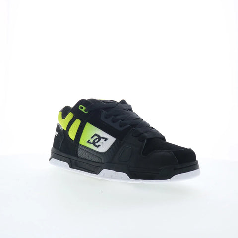 DC Stag SE ADYS100848-XKGW Mens Black Nubuck Skate Inspired Sneakers Shoes