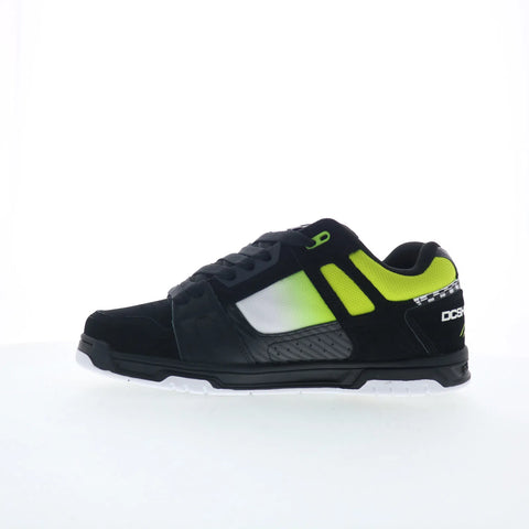 DC Stag SE ADYS100848-XKGW Mens Black Nubuck Skate Inspired Sneakers Shoes
