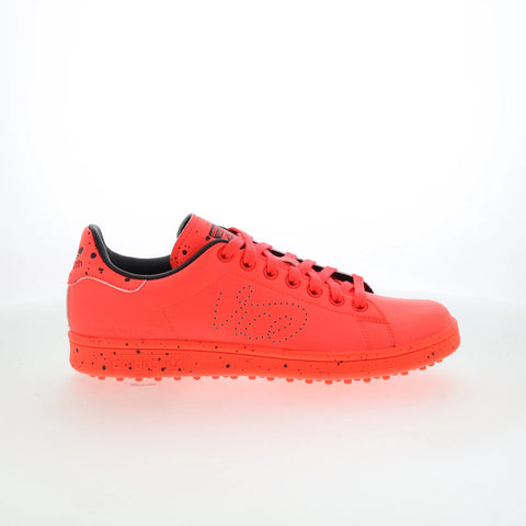 Adidas Stan Smith Golf GX4042 Mens Red Synthetic Athletic Golf Shoes