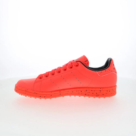 Adidas Stan Smith Golf GX4042 Mens Red Synthetic Athletic Golf Shoes