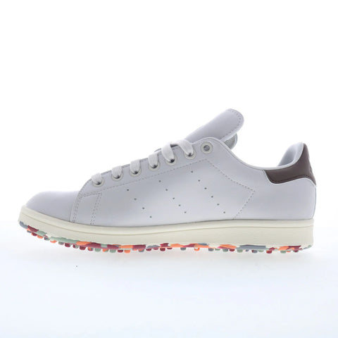 Adidas Stan Smith Golf ID9296 Mens Gray Synthetic Lace Up Athletic Golf Shoes