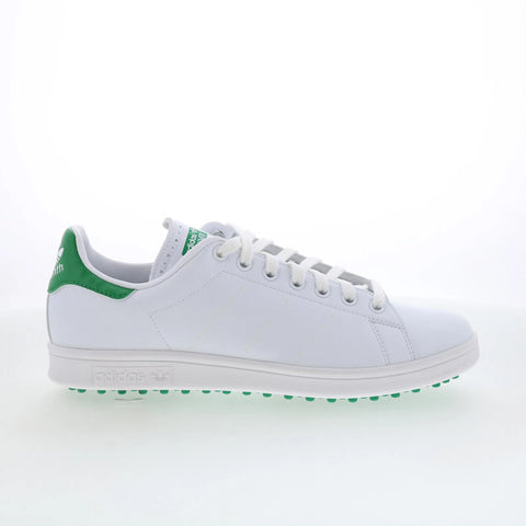 Adidas Stan Smith Golf Q46252 Mens White Synthetic Athletic Golf Shoes