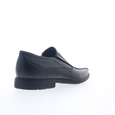 Rockport Stanwood Mens Black Leather Slip On Loafers & Slip Ons Casual Shoes