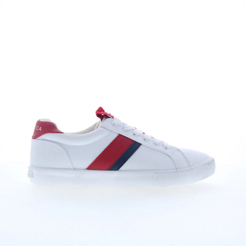 Nautica Backshore CM0414 Mens Gray Mesh Lace Up Lifestyle Sneakers Shoes