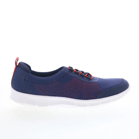 Clarks Step Allena Bay 26137506 Womens Blue Canvas Lifestyle Sneakers Shoes
