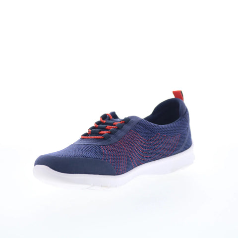 Clarks Step Allena Bay 26137506 Womens Blue Canvas Lifestyle Sneakers Shoes