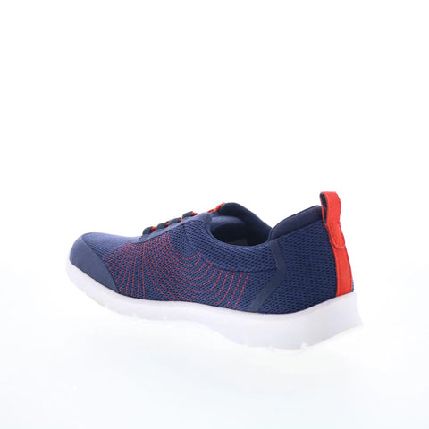 Clarks Step Allena Bay 26137506 Womens Blue Canvas Lifestyle Sneakers Shoes