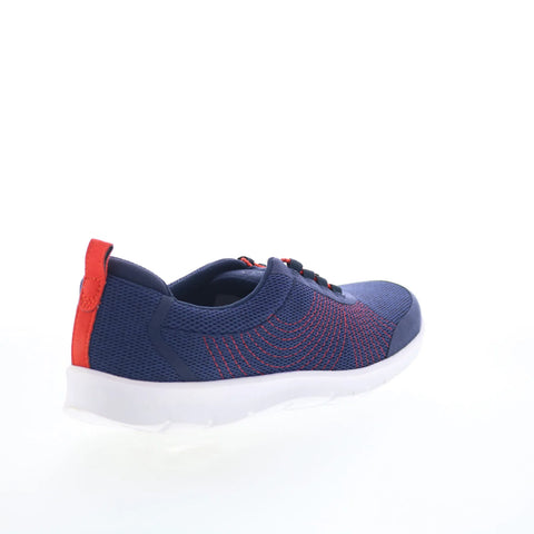 Clarks Step Allena Bay 26137506 Womens Blue Canvas Lifestyle Sneakers Shoes
