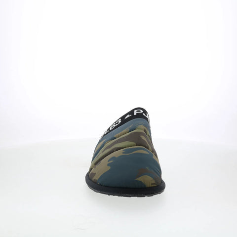 Pajar Stewie PDPSL00102.02 Mens Blue Canvas Slip On Clogs Slippers Shoes