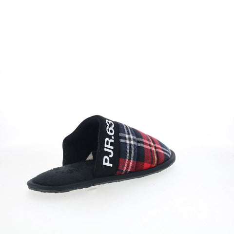 Pajar Stewie PDPSL00102.02 Mens Red Canvas Slip On Clogs Slippers Shoes
