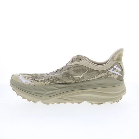 Hoka Stinson 7 1141530-OSH Mens Green Synthetic Lace Up Athletic Hiking Shoes