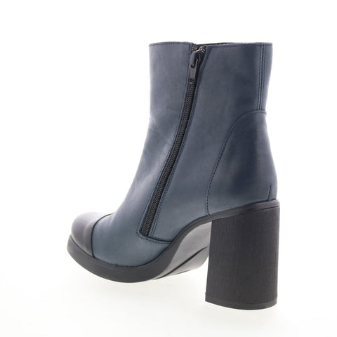 Fly London Stir STIR985FLY-001 Womens Blue Leather Ankle & Booties Boots