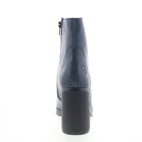 Fly London Stir STIR985FLY-001 Womens Blue Leather Ankle & Booties Boots