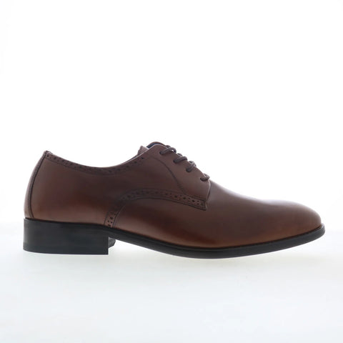 Johnston & Murphy Stockton Plain Toe Mens Brown Oxfords Plain Toe Shoes