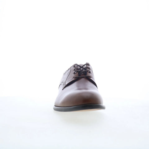 Johnston & Murphy Stockton Plain Toe Mens Brown Oxfords Plain Toe Shoes