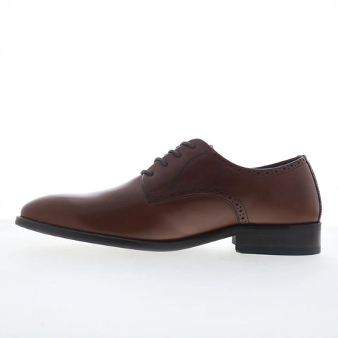 Johnston & Murphy Stockton Plain Toe Mens Brown Oxfords Plain Toe Shoes