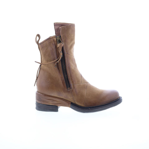 A.S. 98 Stratford Womens Brown Leather Zipper Casual Dress Boots