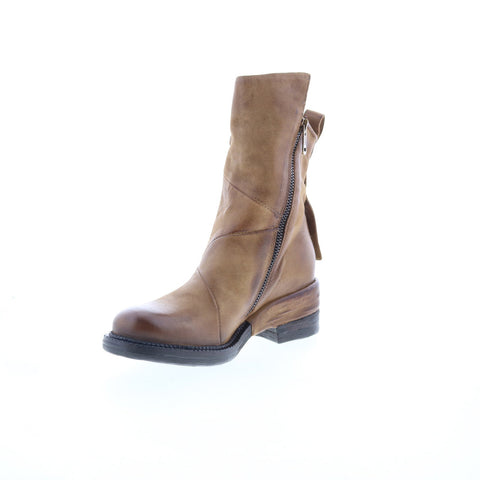 A.S. 98 Stratford Womens Brown Leather Zipper Casual Dress Boots