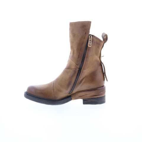 A.S. 98 Stratford Womens Brown Leather Zipper Casual Dress Boots
