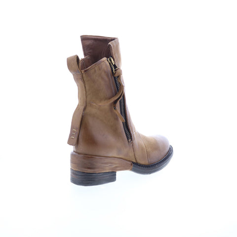A.S. 98 Stratford Womens Brown Leather Zipper Casual Dress Boots