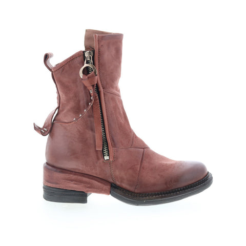 A.S. 98 Stratford Womens Brown Leather Zipper Casual Dress Boots