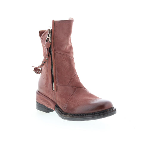 A.S. 98 Stratford Womens Brown Leather Zipper Casual Dress Boots