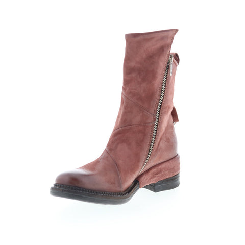 A.S. 98 Stratford Womens Brown Leather Zipper Casual Dress Boots