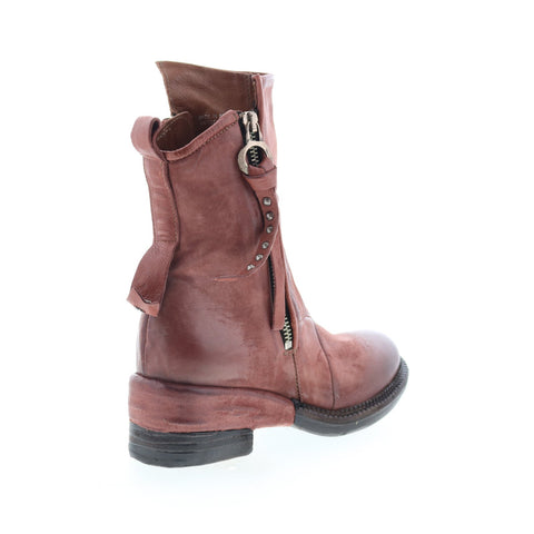 A.S. 98 Stratford Womens Brown Leather Zipper Casual Dress Boots