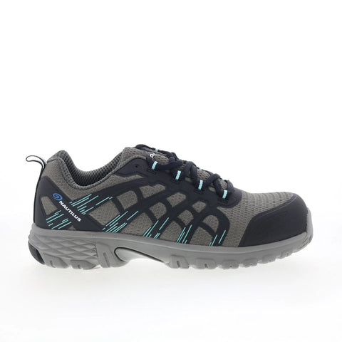 Nautilus Stratus Oxford Composite Toe EH Womens Gray Wide Work Shoes