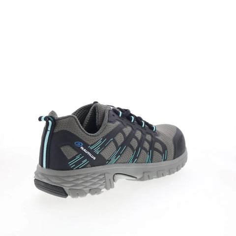 Nautilus Stratus Oxford Composite Toe EH Womens Gray Wide Work Shoes