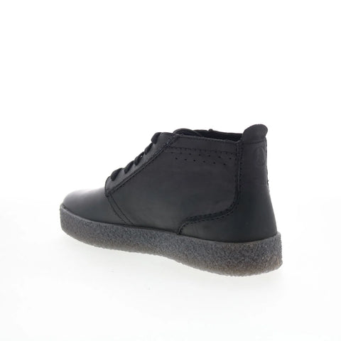 Clarks Streethill Mid 26178258 Mens Black Leather Lace Up Chukkas Boots