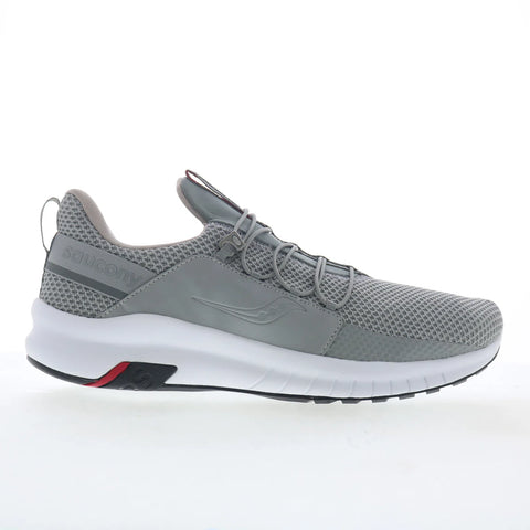 Saucony Stretch & Go Glide S400048-22 Mens Gray Canvas Athletic Running Shoes