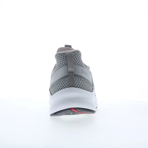 Saucony Stretch & Go Glide S400048-22 Mens Gray Canvas Athletic Running Shoes