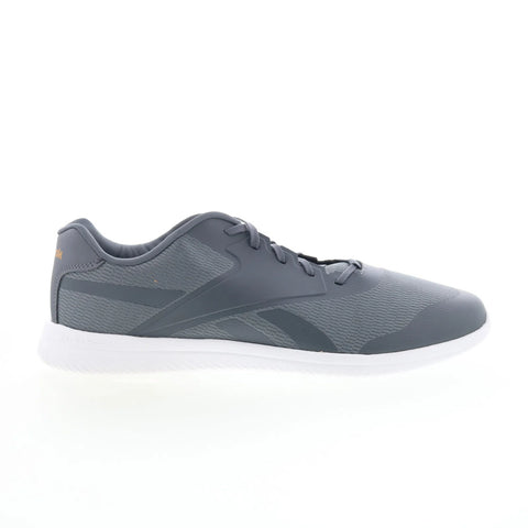 Reebok Stridium Mens Gray Mesh Lace Up Lifestyle Sneakers Shoes