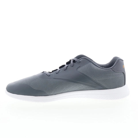 Reebok Stridium Mens Gray Mesh Lace Up Lifestyle Sneakers Shoes