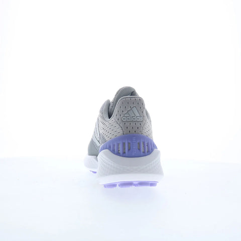 Adidas Zoysia HP2156 Womens Gray Canvas Lace Up Athletic Golf Shoes