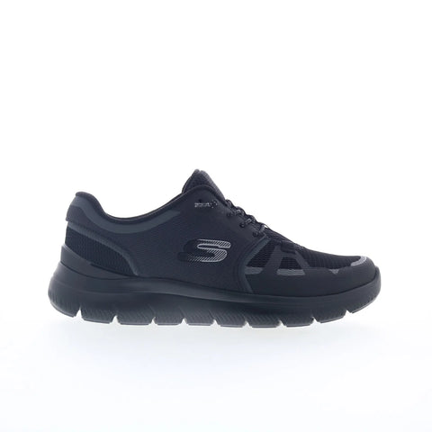 Skechers Summits - Clotto 233057-BBK Mens Black Lifestyle Sneakers Shoes