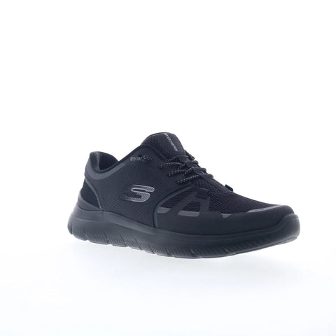 Skechers Summits - Clotto 233057-BBK Mens Black Lifestyle Sneakers Shoes