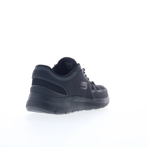 Skechers Summits - Clotto 233057-BBK Mens Black Lifestyle Sneakers Shoes