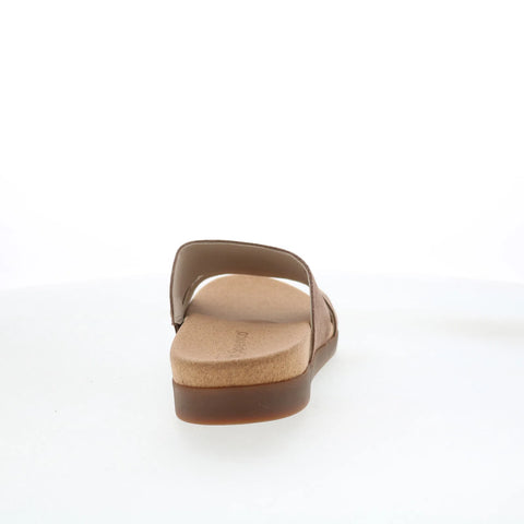 Spenco Sunrise Slide Bison SP1218BIS Womens Brown Wide Slides Sandals Shoes