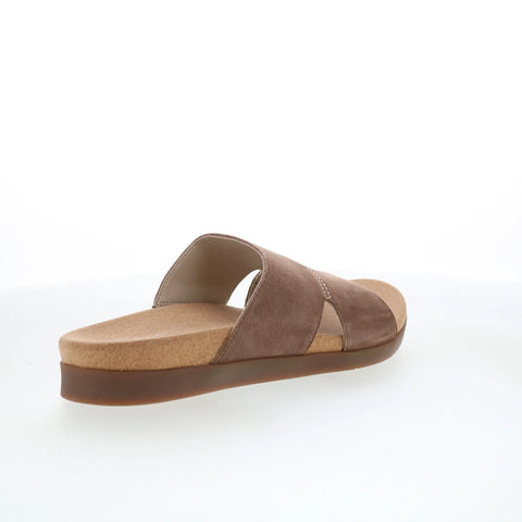 Spenco Sunrise Slide Bison SP1218BIS Womens Brown Wide Slides Sandals Shoes